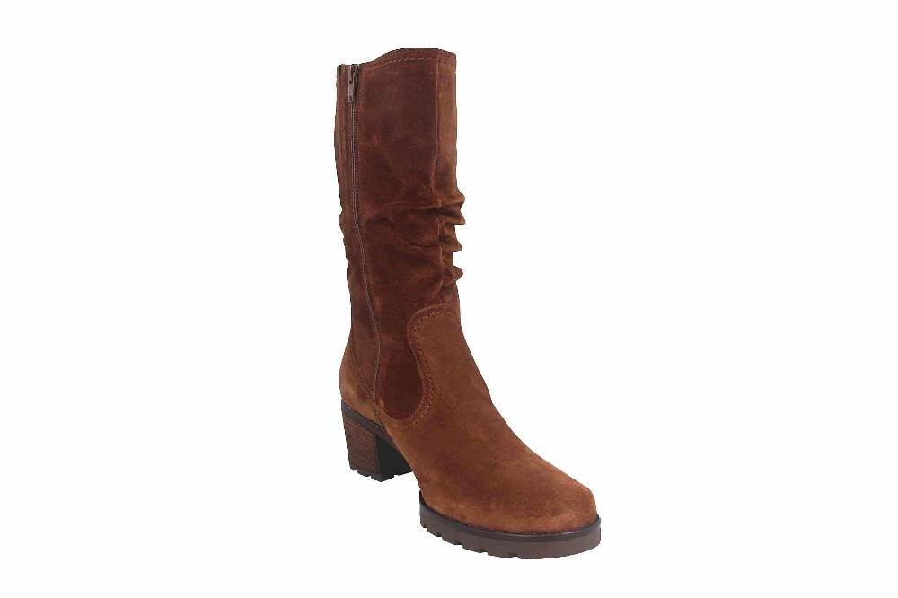 Gabor Comfort Sport Stiefel In Übergrößen Braun 52.802.41 Große Damenschuhe