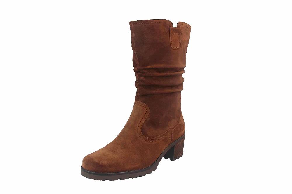 Gabor Comfort Sport Stiefel In Übergrößen Braun 52.802.41 Große Damenschuhe