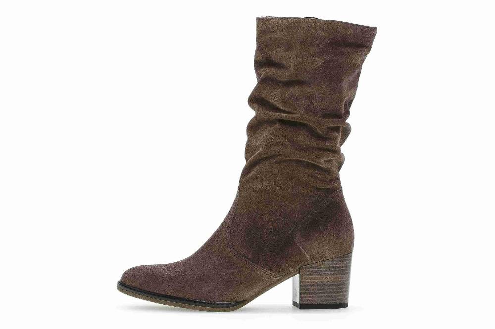 Gabor Comfort Sport Stiefel in Übergrößen Braun 52.894.30 große Damenschuhe