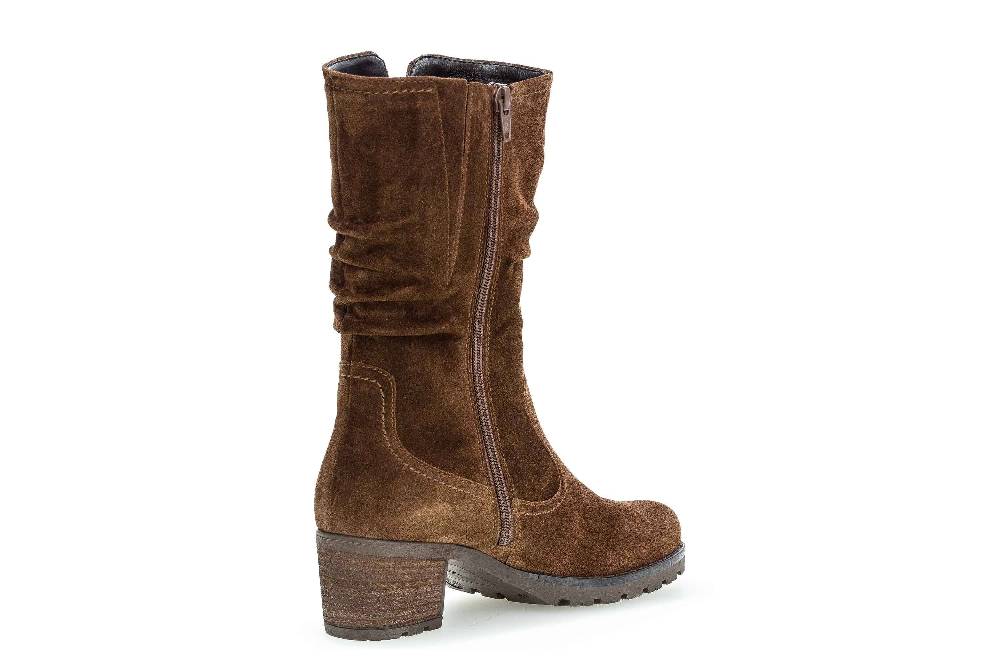 Gabor Comfort Sport Stiefel In Übergrößen Braun 72.802.41 Große Damenschuhe