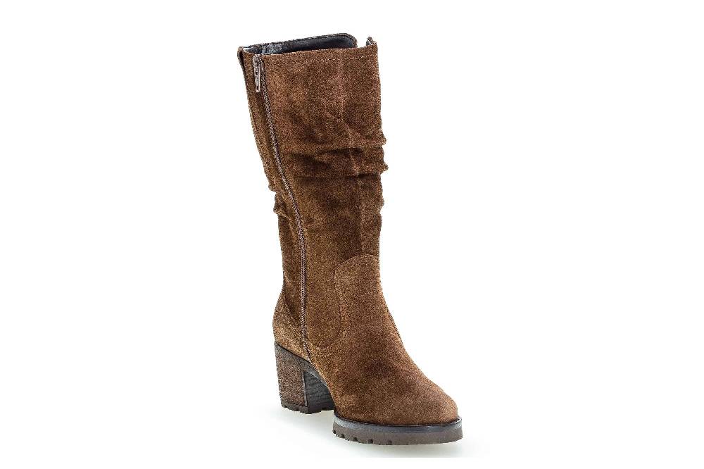 Gabor Comfort Sport Stiefel In Übergrößen Braun 72.802.41 Große Damenschuhe