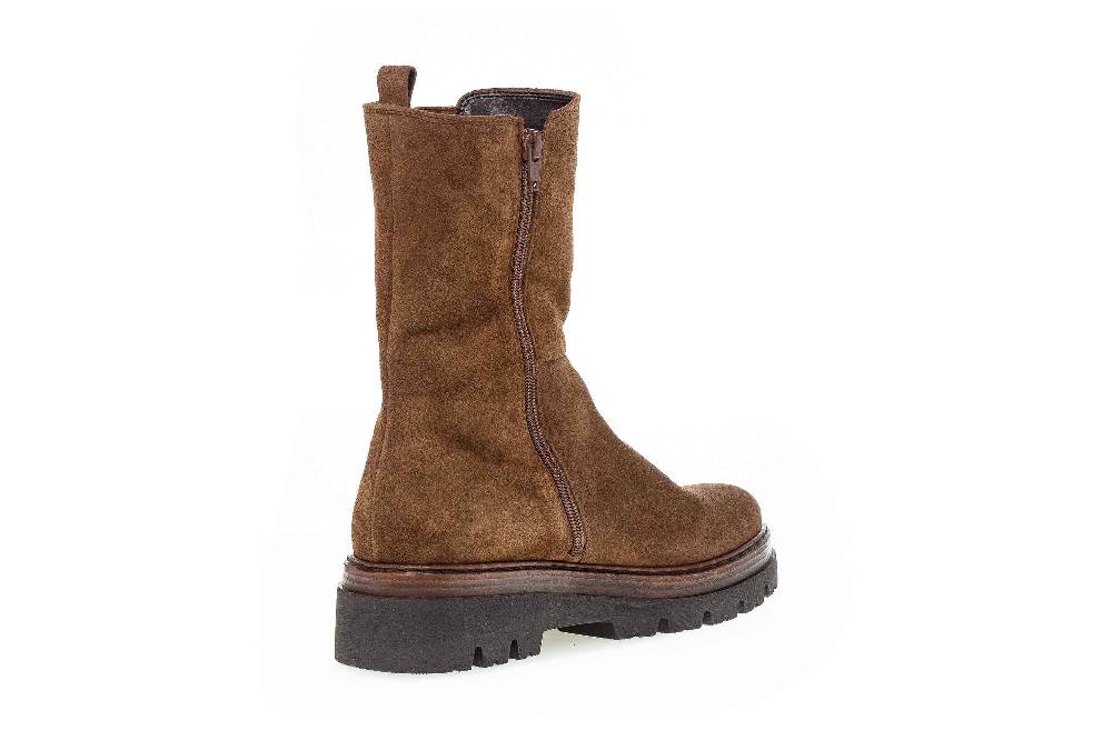 Gabor Comfort Sport Stiefel In Übergrößen Braun 72.751.41 Große Damenschuhe