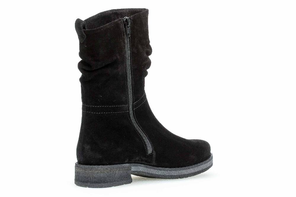 Gabor Comfort Sport Stiefel In Übergrößen Schwarz 52.723.47 Große Damenschuhe