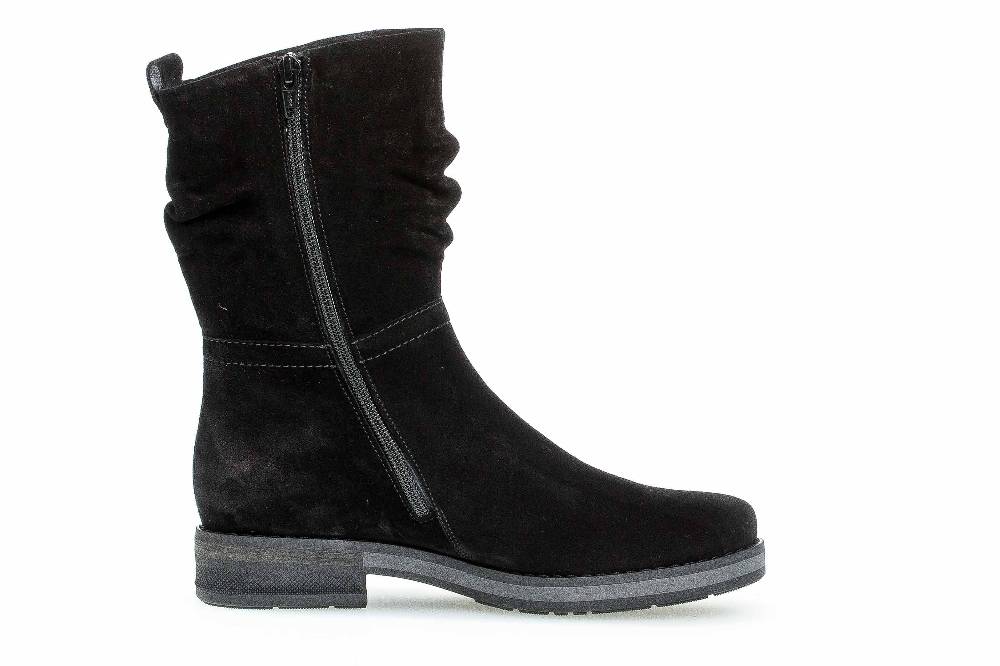 Gabor Comfort Sport Stiefel In Übergrößen Schwarz 52.723.47 Große Damenschuhe