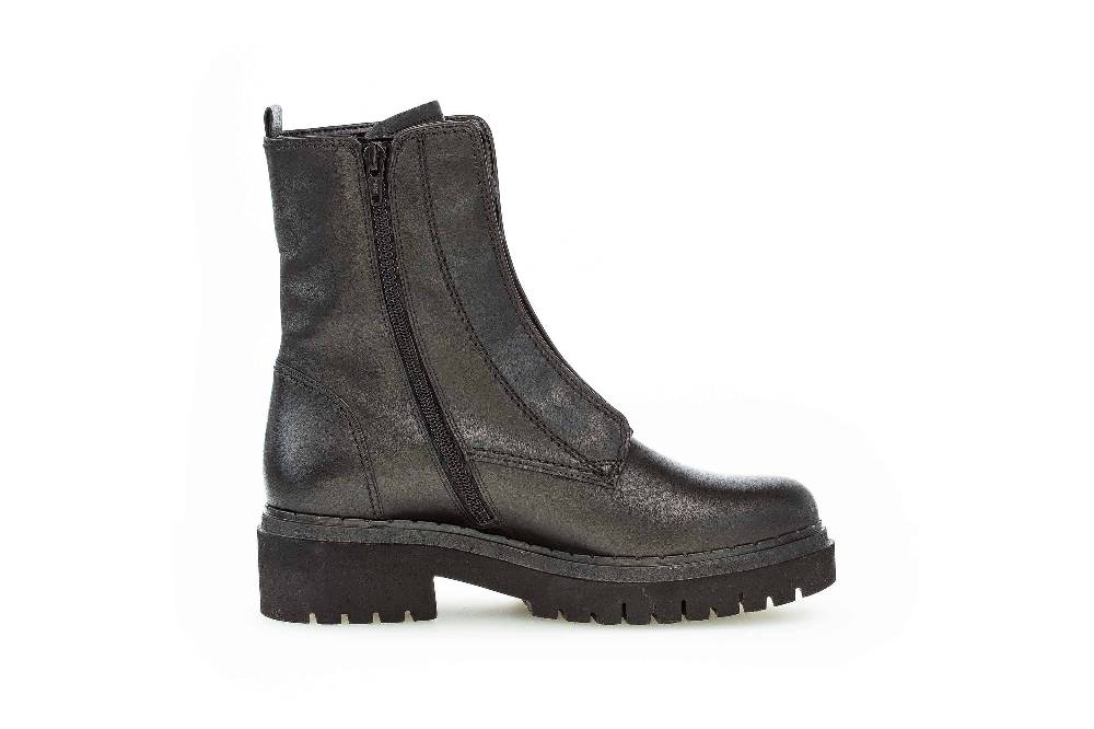 Gabor Comfort Sport Stiefel In Übergrößen Schwarz 72.876.57 Große Damenschuhe
