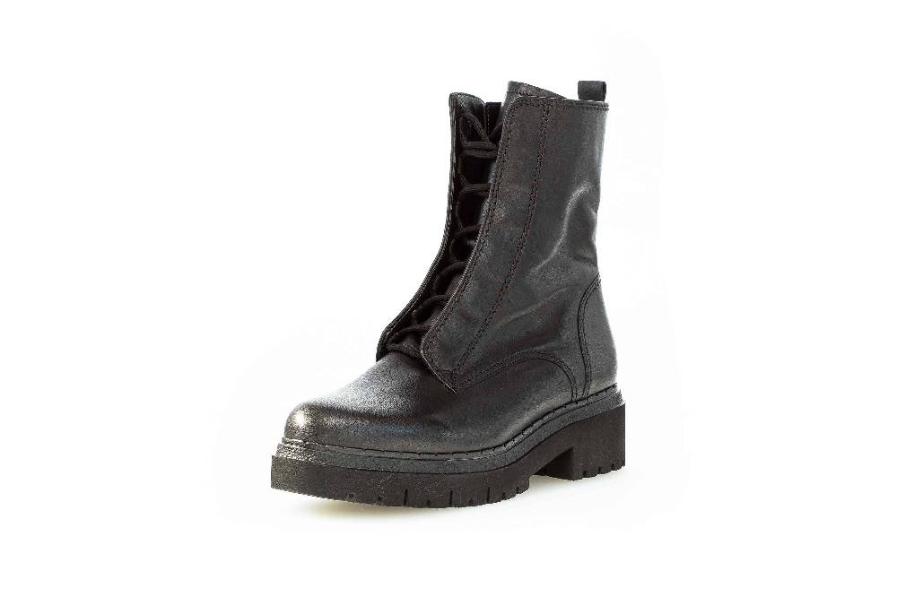 Gabor Comfort Sport Stiefel In Übergrößen Schwarz 72.876.57 Große Damenschuhe