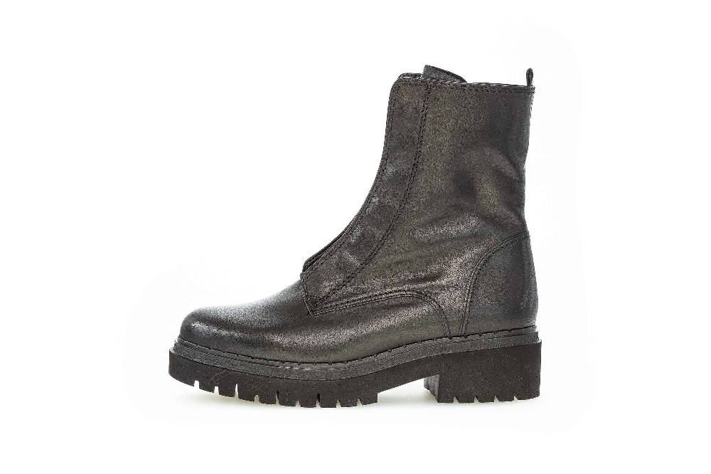Gabor Comfort Sport Stiefel in Übergrößen Schwarz 72.876.57 große Damenschuhe