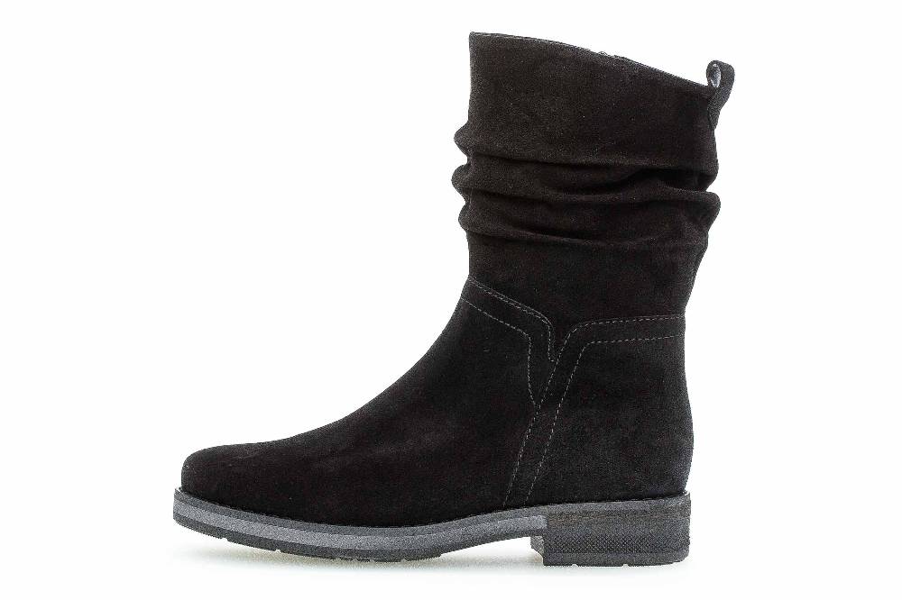 Gabor Comfort Sport Stiefel in Übergrößen Schwarz 52.723.47 große Damenschuhe