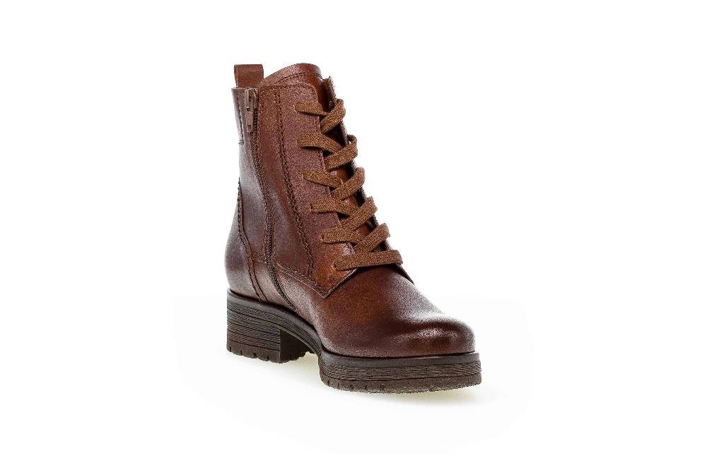 Gabor Comfort Sport Stiefeletten In Übergrößen Braun 72.095.55 Große Damenschuhe