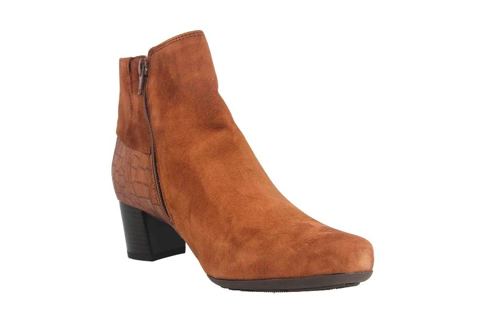 Gabor Comfort Sport Stiefeletten In Übergrößen Braun 52.822.41 Große Damenschuhe