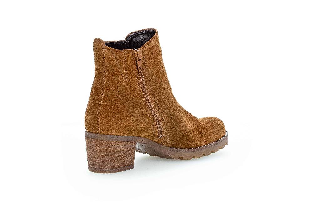 Gabor Comfort Sport Stiefeletten In Übergrößen Braun 72.800.43 Große Damenschuhe