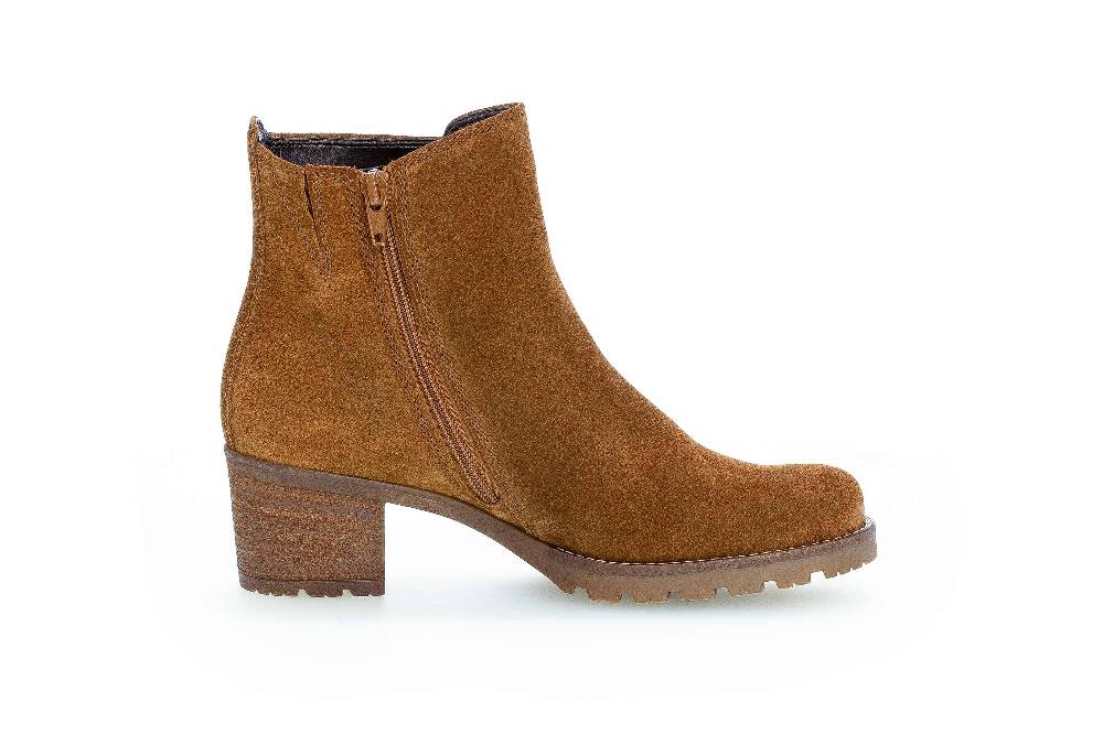 Gabor Comfort Sport Stiefeletten In Übergrößen Braun 72.800.43 Große Damenschuhe