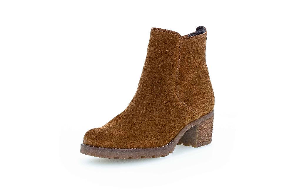 Gabor Comfort Sport Stiefeletten In Übergrößen Braun 72.800.43 Große Damenschuhe