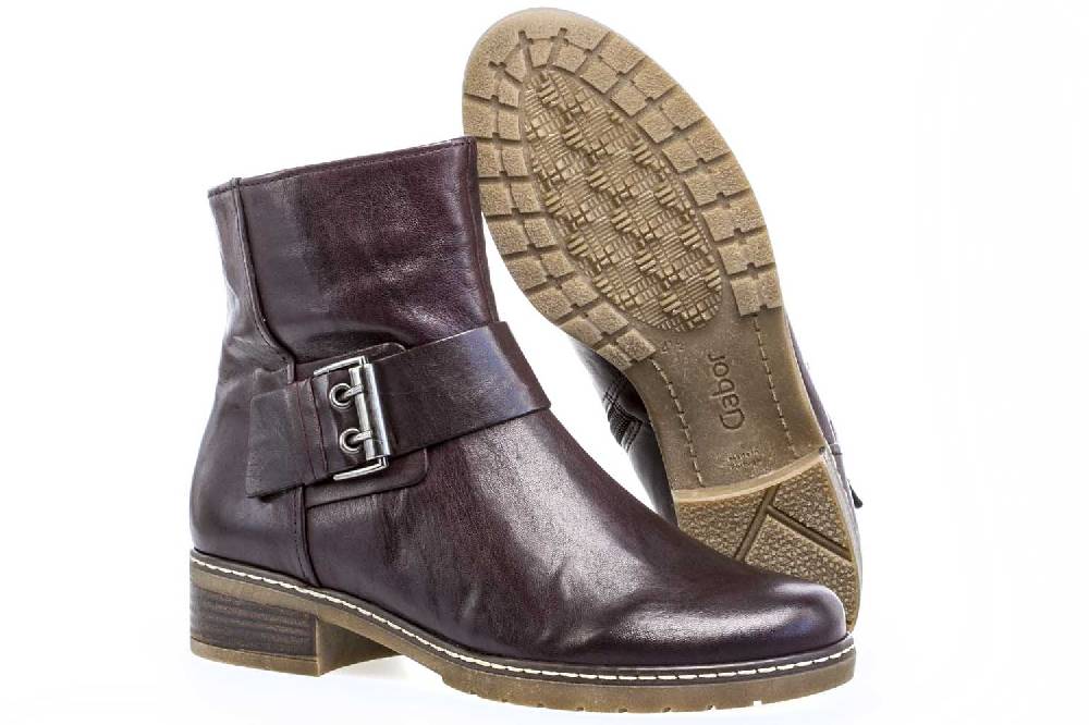 Gabor Comfort Sport Stiefeletten In Übergrößen Rot 92.724.18 Große Damenschuhe