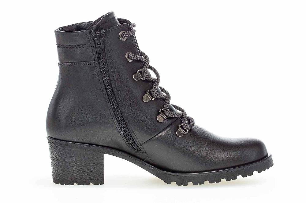 Gabor Comfort Sport Stiefeletten In Übergrößen Schwarz 72.805.57 Große Damenschuhe
