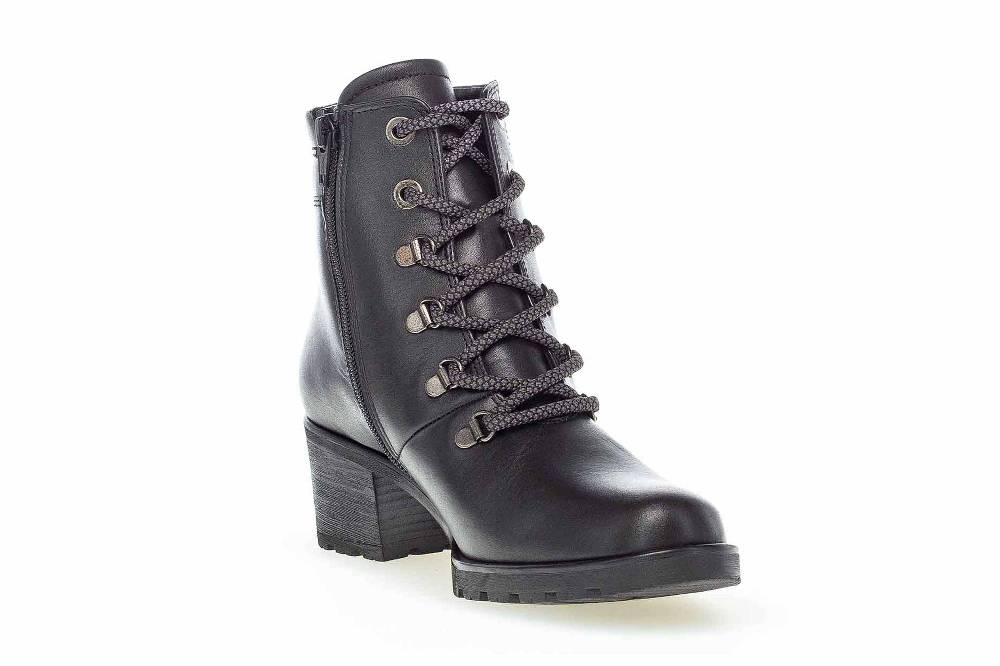 Gabor Comfort Sport Stiefeletten In Übergrößen Schwarz 72.805.57 Große Damenschuhe