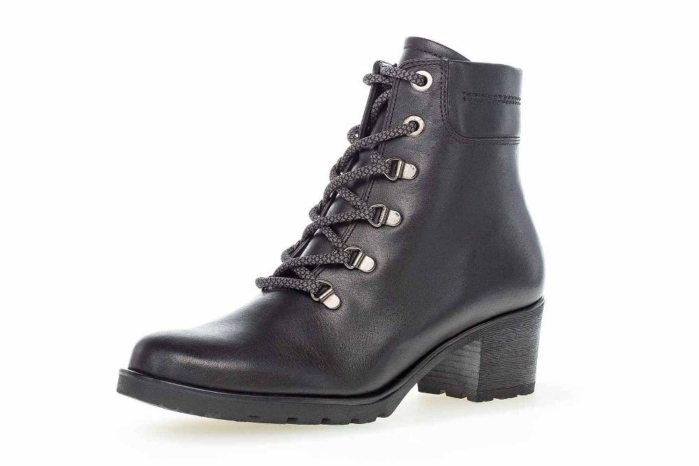 Gabor Comfort Sport Stiefeletten In Übergrößen Schwarz 72.805.57 Große Damenschuhe