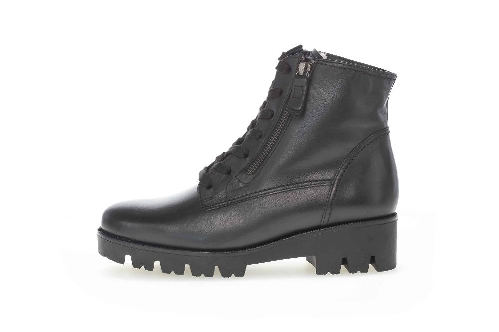 Gabor Comfort Sport Stiefeletten in Übergrößen Schwarz 72.775.93 große Damenschuhe