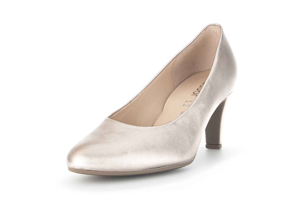 Gabor Fashion Pumps In Übergrößen Beige 31.410.63 Große Damenschuhe