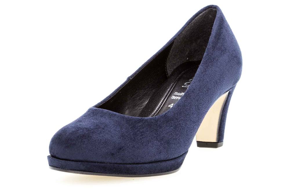 Gabor Fashion Pumps In Übergrößen Blau 01.260.46 Große Damenschuhe