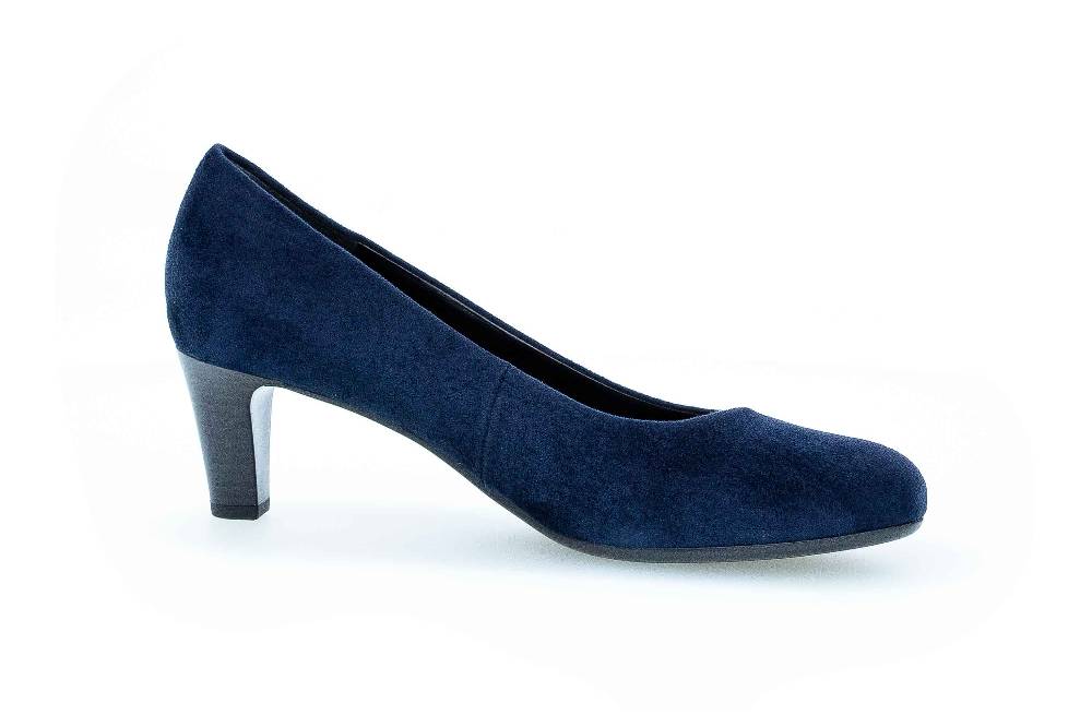 Gabor Fashion Pumps In Übergrößen Blau 01.400.46 Große Damenschuhe