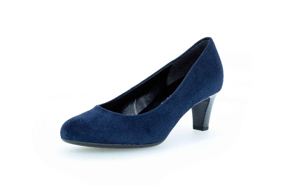 Gabor Fashion Pumps In Übergrößen Blau 01.400.46 Große Damenschuhe