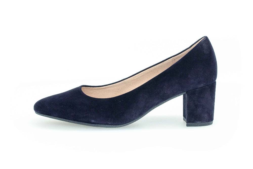 Gabor Fashion Pumps in Übergrößen Blau 21.450.16 große Damenschuhe