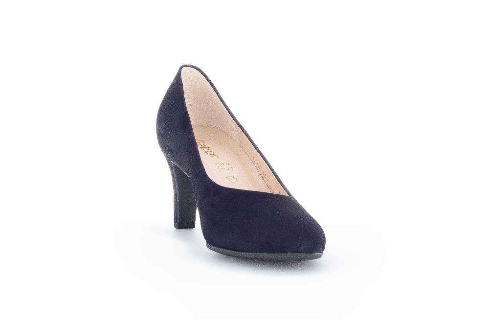 Gabor Fashion Pumps In Übergrößen Blau 31.410.16 Große Damenschuhe