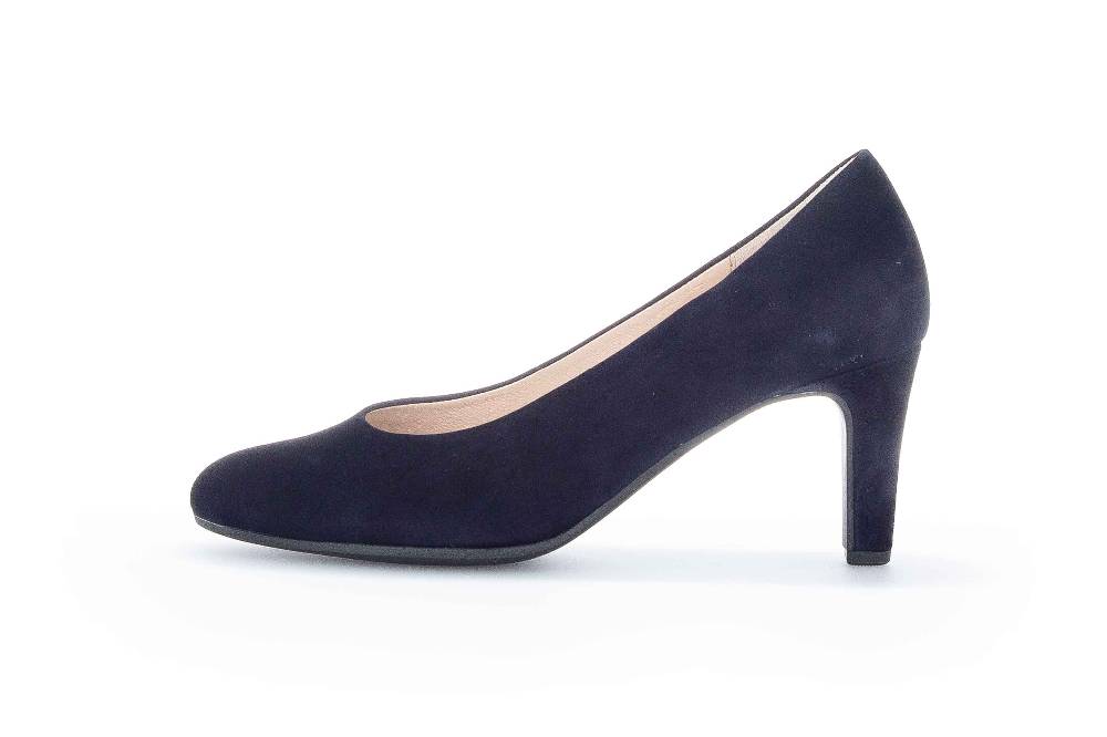 Gabor fashion Pumps in Übergrößen Blau 31.410.16 große Damenschuhe