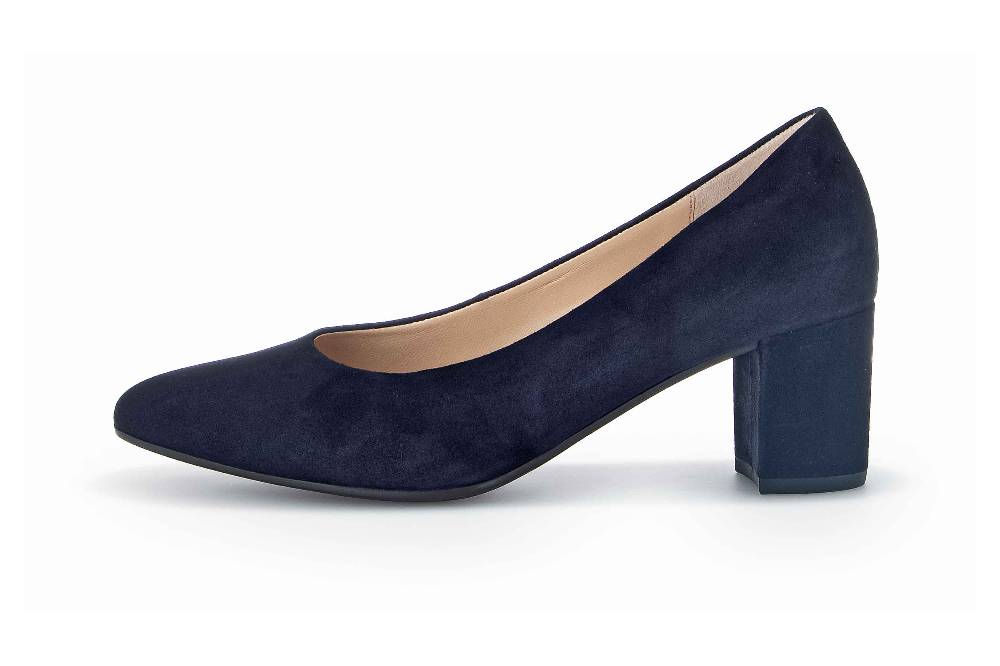 Gabor fashion Pumps in Übergrößen Blau 31.450.16 große Damenschuhe