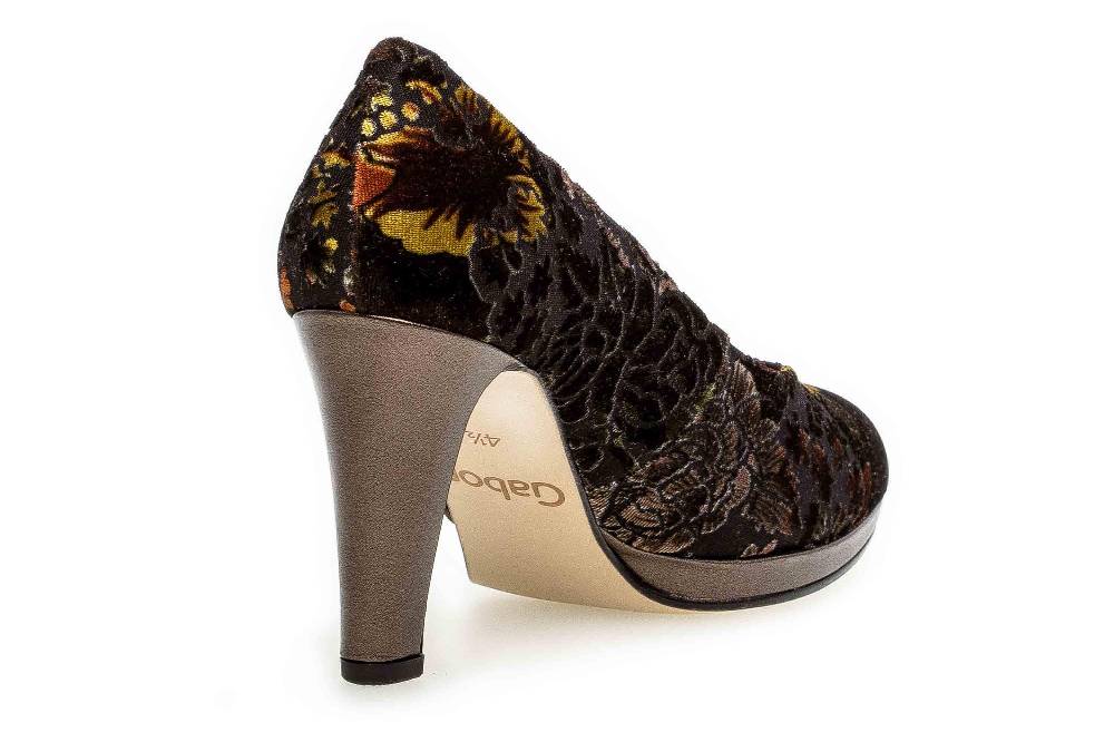 Gabor Fashion Pumps In Übergrößen Braun 31.270.58 Große Damenschuhe