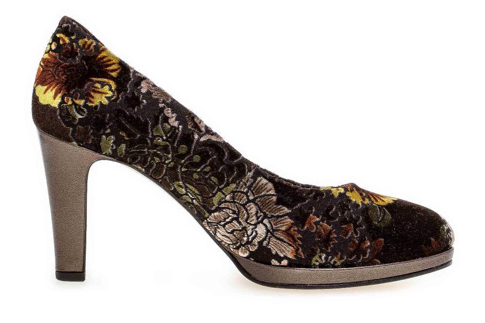 Gabor Fashion Pumps In Übergrößen Braun 31.270.58 Große Damenschuhe