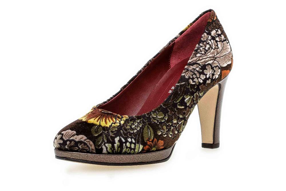 Gabor Fashion Pumps In Übergrößen Braun 31.270.58 Große Damenschuhe