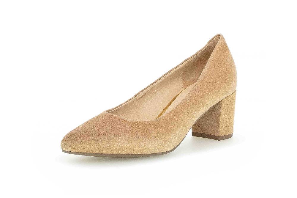 Gabor Fashion Pumps In Übergrößen Braun 61.450.14 Große Damenschuhe