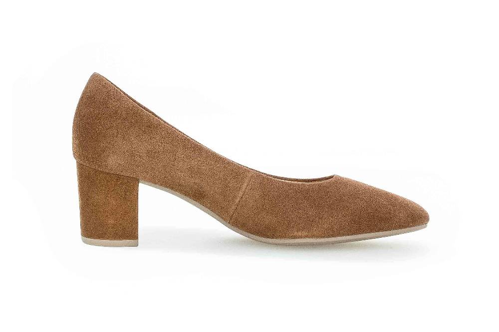 Gabor Fashion Pumps In Übergrößen Braun 61.450.18 Große Damenschuhe