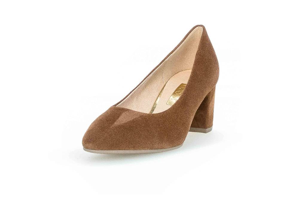 Gabor Fashion Pumps In Übergrößen Braun 61.450.18 Große Damenschuhe