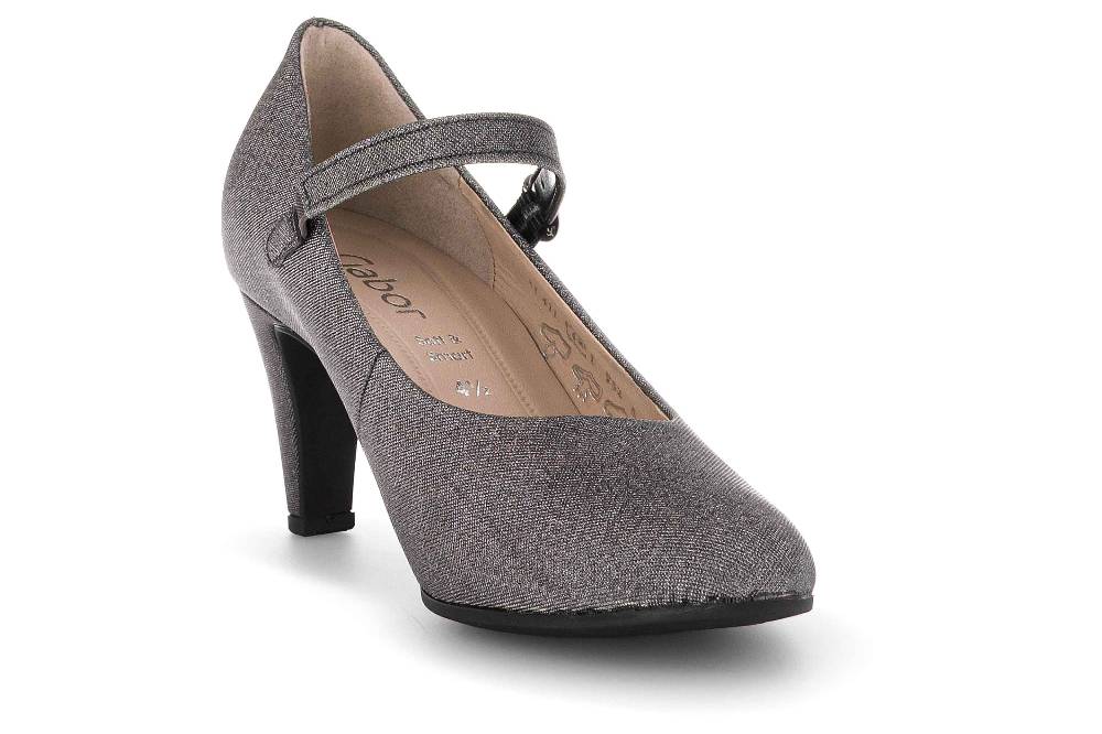 Gabor Fashion Pumps In Übergrößen Grau 31.411.69 Große Damenschuhe
