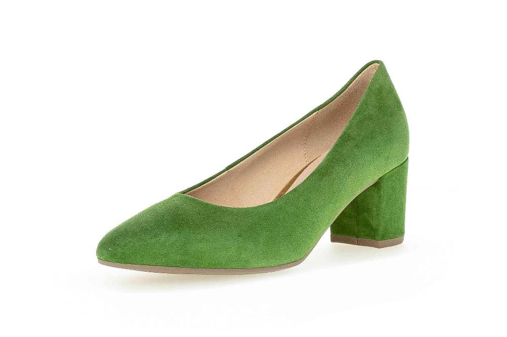 Gabor Fashion Pumps In Übergrößen Grün 61.450.19 Große Damenschuhe