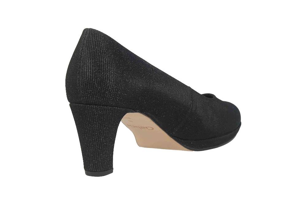 Gabor Fashion Pumps In Übergrößen Schwarz 61.260.67 Große Damenschuhe