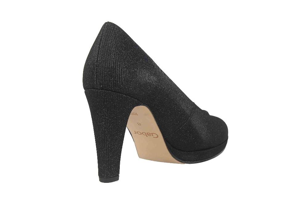 Gabor Fashion Pumps In Übergrößen Schwarz 61.270.67 Große Damenschuhe