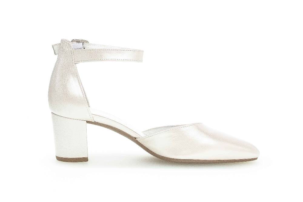 Gabor Fashion Pumps In Übergrößen Weiß 21.340.60 Große Damenschuhe