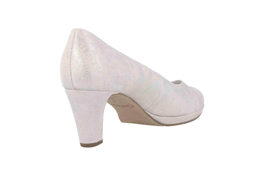 Gabor Fashion Pumps In Übergrößen Weiß 61.260.61 Große Damenschuhe