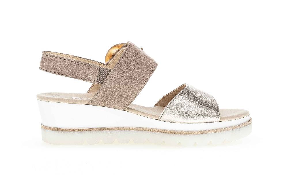 Gabor Fashion Sandaletten In Übergrößen Mehrfarbig 24.645.62 Große Damenschuhe