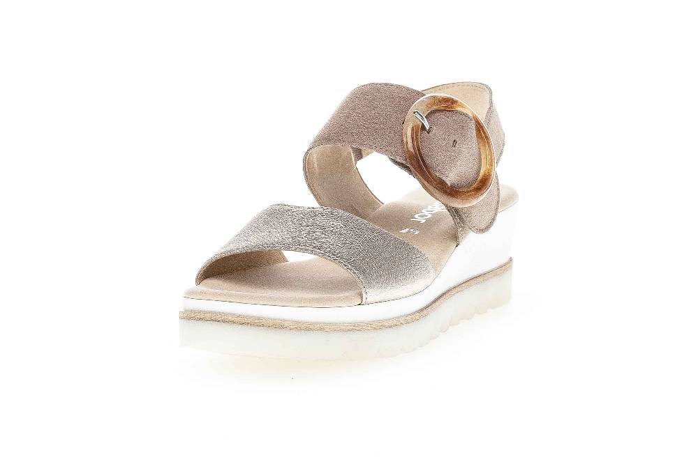 Gabor Fashion Sandaletten In Übergrößen Mehrfarbig 24.645.62 Große Damenschuhe