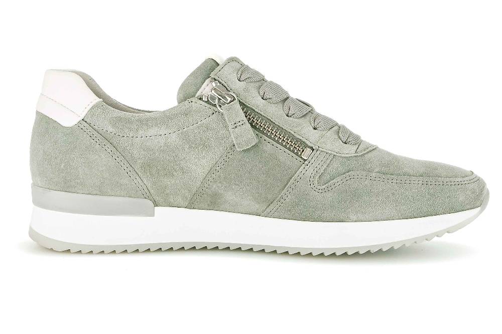Gabor Fashion Sneaker In Übergrößen Grau 23.420.18 Große Damenschuhe