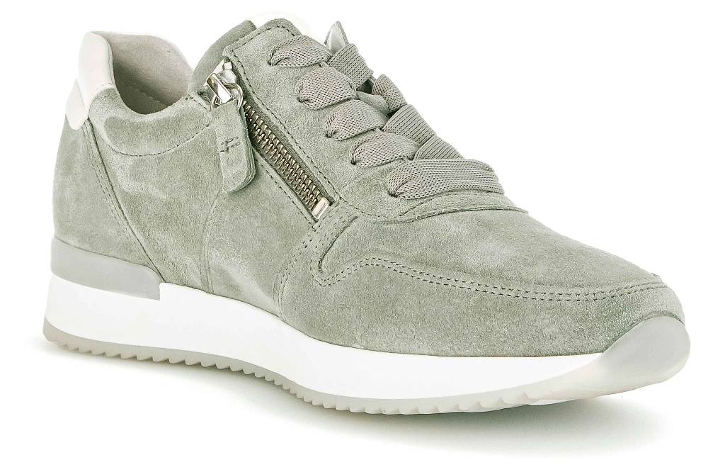 Gabor Fashion Sneaker In Übergrößen Grau 23.420.18 Große Damenschuhe