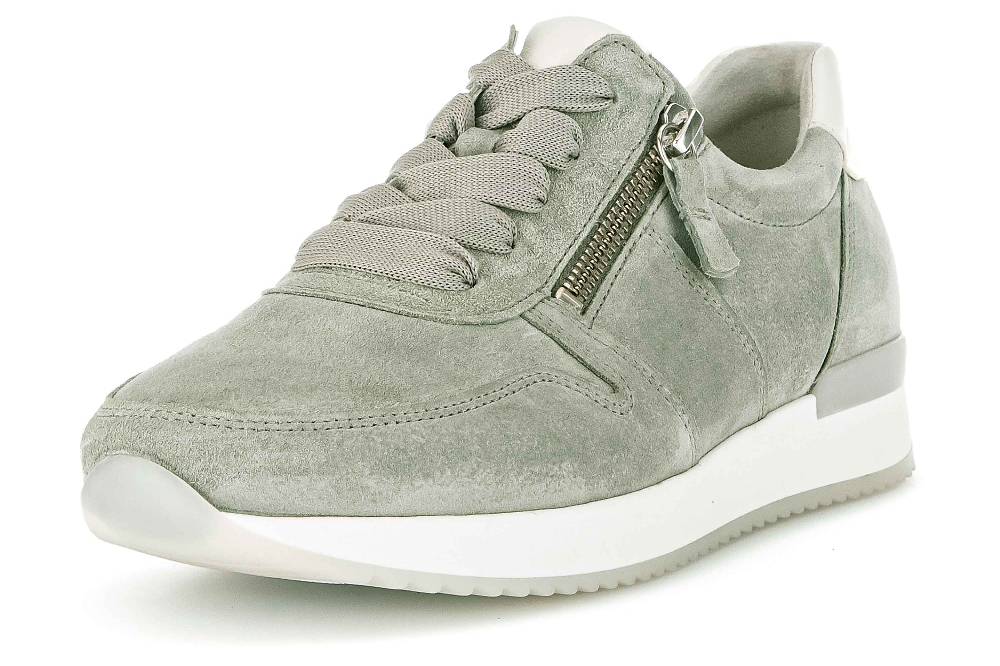 Gabor Fashion Sneaker In Übergrößen Grau 23.420.18 Große Damenschuhe