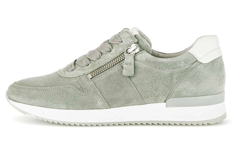 Gabor Fashion Sneaker in Übergrößen Grau 23.420.18 große Damenschuhe