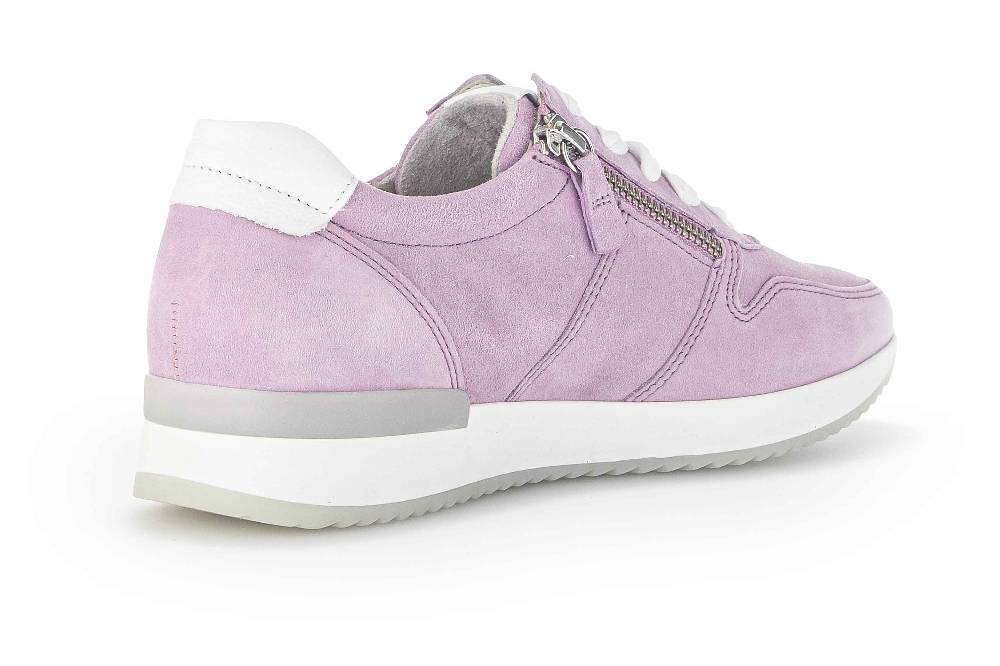 Gabor Fashion Sneaker In Übergrößen Rosa 23.420.13 Große Damenschuhe