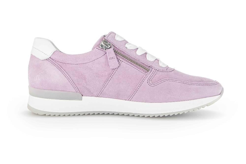Gabor Fashion Sneaker In Übergrößen Rosa 23.420.13 Große Damenschuhe
